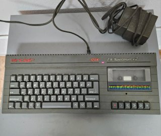 Sinclair ZX Spectrum +2 128K Ordenador + Joystick
