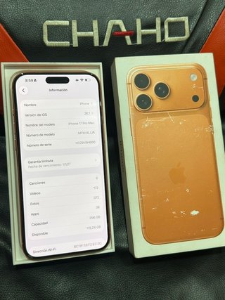 iPhone 17 Pro Max Naranja