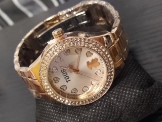 Reloj Tous Dorado Corazones y Osito