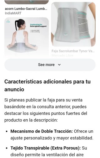 Faja Lumbar Tynor Talla L