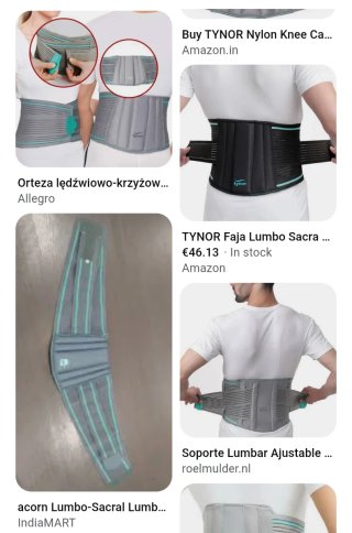 Faja Lumbar Tynor Talla L