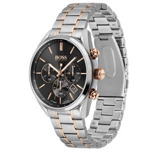 Reloj Hugo Boss Cronógrafo Negro y Dorado