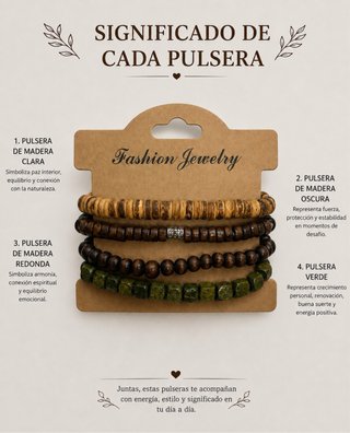 Set 4 Pulseras