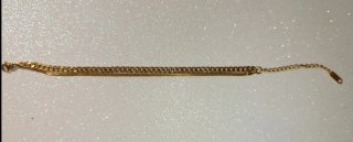 Pulsera doble acero dorado