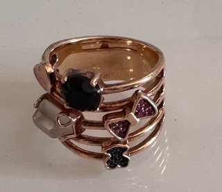 Anillo Vermeil Tous Corazón y Osito