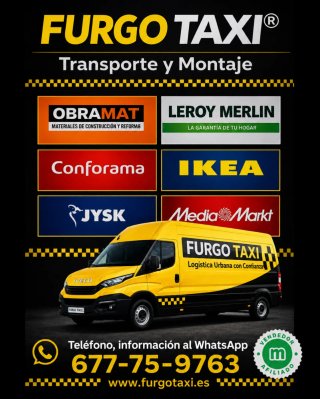Furgoneta Transporte y Montaje Tlf 677759763