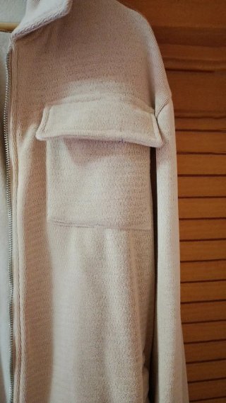Conjunto hombre punto XXL beige