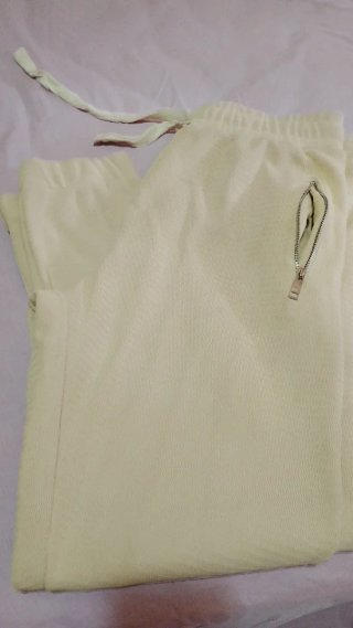 Conjunto hombre punto XXL beige