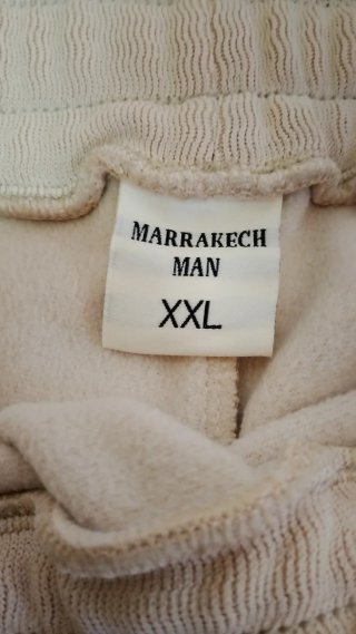 Conjunto hombre punto XXL beige