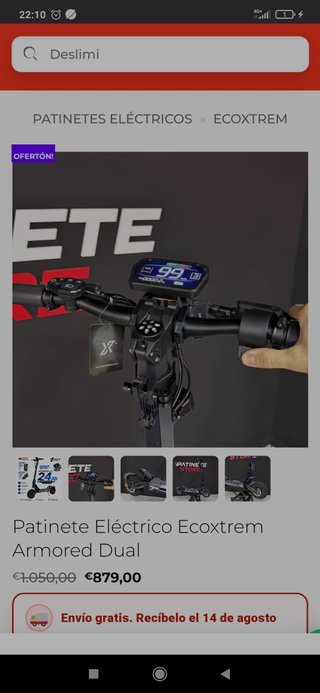 Patinete Eléctrico Ecoxtrem 99kmh