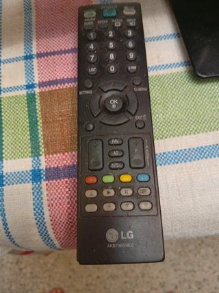 Televisión LG Negra