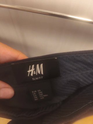 Traje H&M Azul Pasado por tintorería  Usado una ve