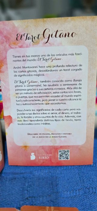 El Tarot Gitano André Mantovanni Libro y 36 Cartas
