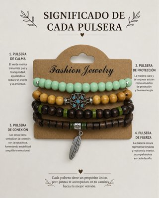 Set 4 Pulseras