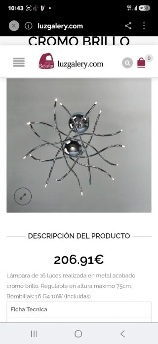 Lámpara de diseño moderna