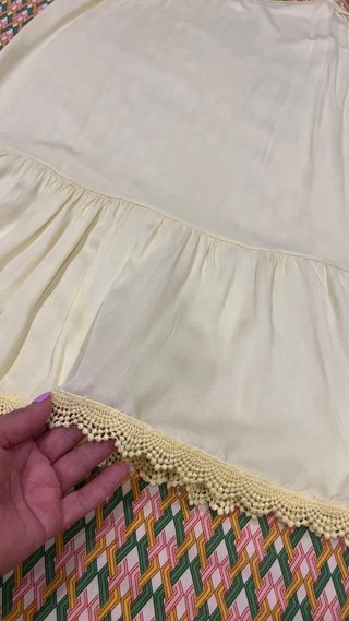 Vestido lencero amarillo T.40/42