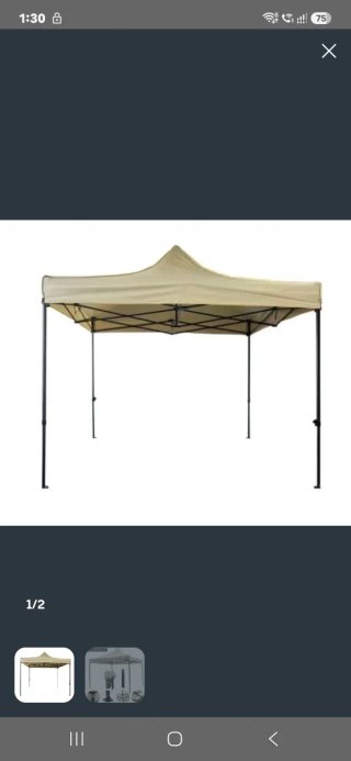Carpa Plegable Profesional 3x3 Beige