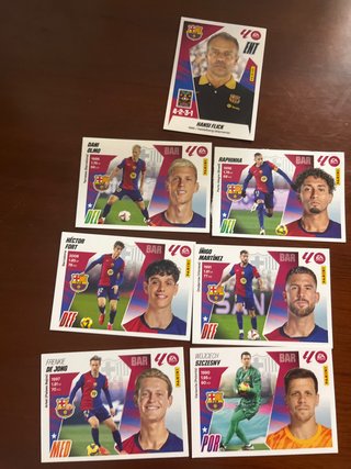 Lote cromos Liga Este 2025/2026 barca
