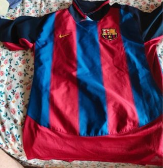 Camiseta Saviola FC Barcelona Vintage Talla M