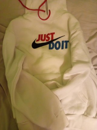 Sudadera Nike Just Do It Blanca