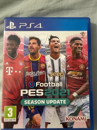 Juego PS4 PES 2021 Season Update (negociable)