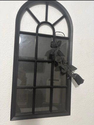 Marco de fotos negro estilo ventana