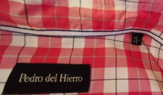 Camisa Pedro del Hierro cuadros rosa Talla L