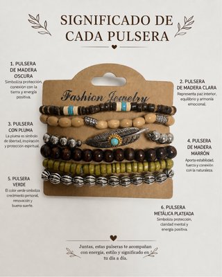 Set 6 Pulseras