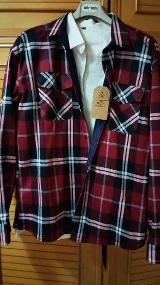 Camisa de cuadros hombre