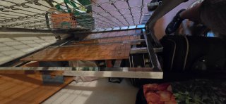 Cama de 90 cm metal y madera