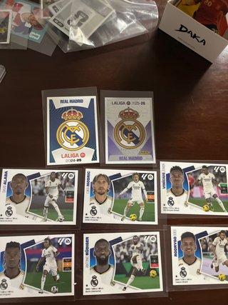 Lote cromos Real Madrid LALIGA 2024-25