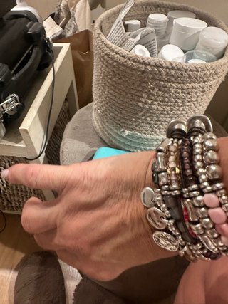 Pulsera Uno de 50 Plata con Pedrería