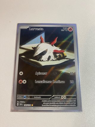 Carta Pokémon Larvesta Básico 196/191