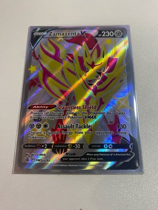 Carta Pokémon Zamazenta V SWSH293