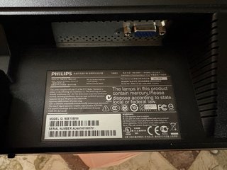 Monitor Philips LCD 19 modello MWE1192T.