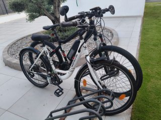 Bicicletas Eléctrica Waycscral Blanca y otra negra