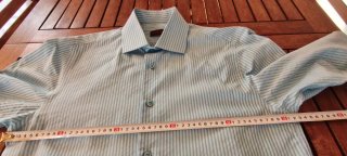 Camisa Oscar Style rayas manga larga