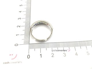 anillo plata 925mm con piedra con circonita,