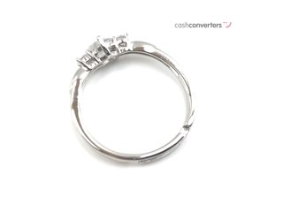anillo plata 925mm con piedra con circonita