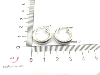argollas plata 925mm