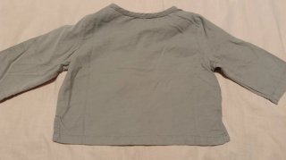 Camisa de pana anchita bebé, manga larga