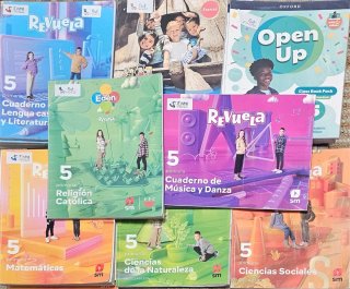 Libros 4°, 5° y 6° de primaria, Revuela, Ed. SM