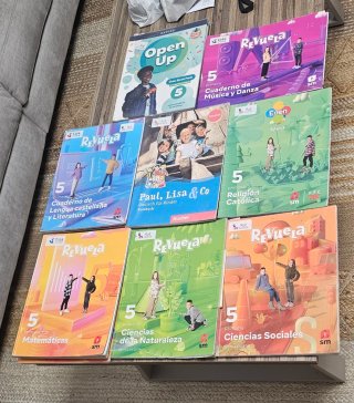 Libros 4°, 5° y 6° de primaria, Revuela, Ed. SM