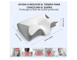 Almohada Cervical 62x37x10/12cm