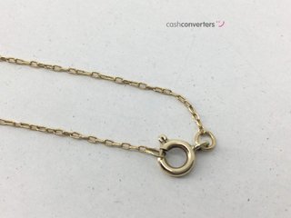 collar oro 18k 19cm