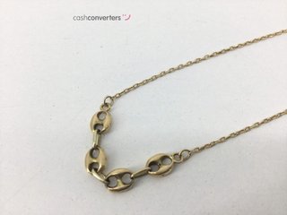 collar oro 18k 19cm