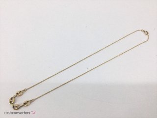 collar oro 18k 19cm