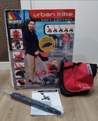Triciclo Urban Trike Soft Control Rojo