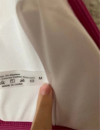 Top de Bikini Rosa Texturizado