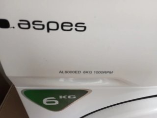 Lavadora Aspes AL6000ED 6KG 1000RPM. Sin estrenar.